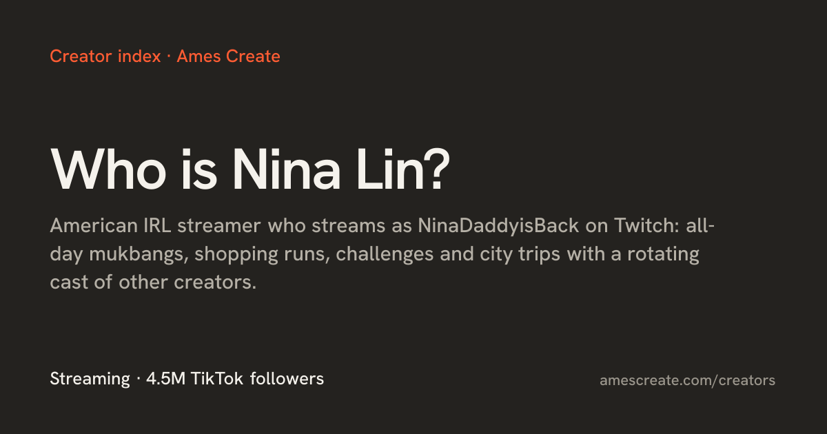 Who is Nina Lin? Twitch bans, arrests, age and real name
