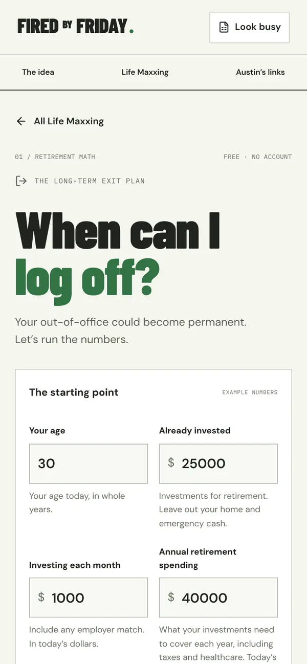 getfiredbyfriday.com, the Fired by Friday site on a phone